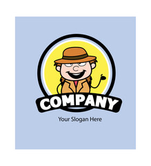 Cartoon Investigator as Company Logo