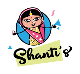 Indian Woman Mascot Logo