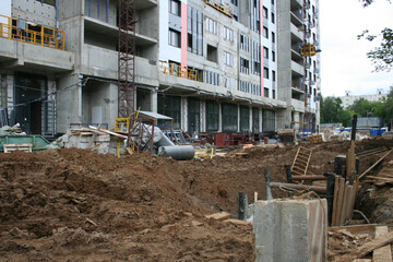 Construction of a New House for Relocation of Residents of Old Houses Intended for Demolition ,...