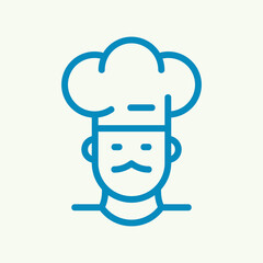 Chef Logo. Icon design. Template elements