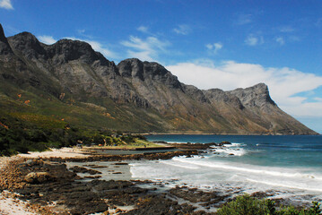 Fototapeta na wymiar Africa- Beautiful Coastline Near Cape Town