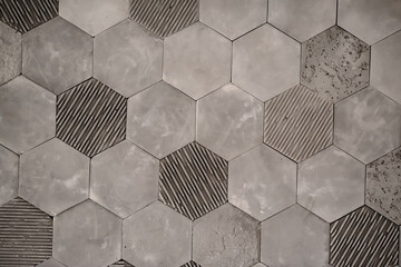 Mur hexagon