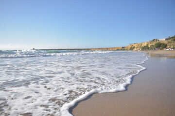 beach in the morning