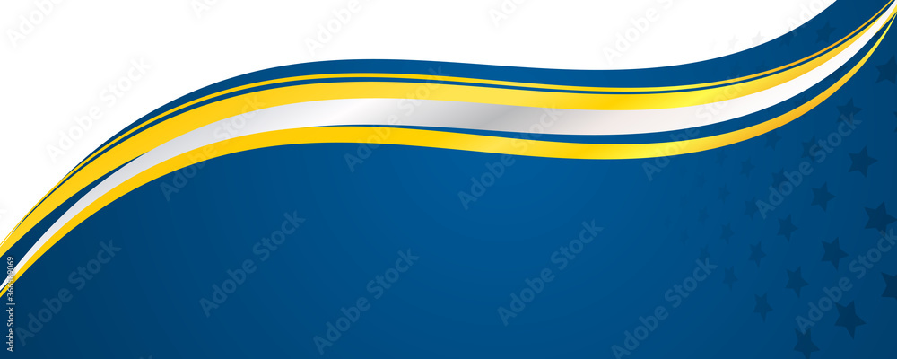 Wall mural yellow and blue white background with stripes. vector abstract background texture design, bright pos