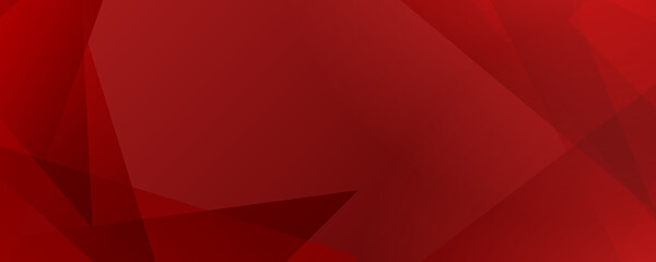 Abstract lines pattern technology on red triangle gradients background.