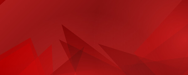 Obraz premium Abstract lines pattern technology on red triangle gradients background.