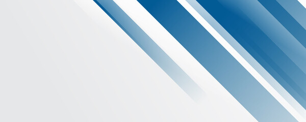 Blue and white abstract banner background