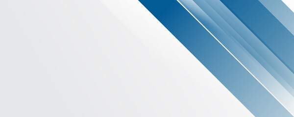 Blue and white abstract banner background