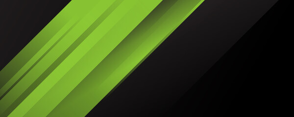 Abstract template elegant header and footers black green lime curve light template on white background with copy space for wide banner background