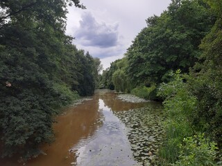 river in the park