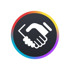 Hand Shake -  Push Button