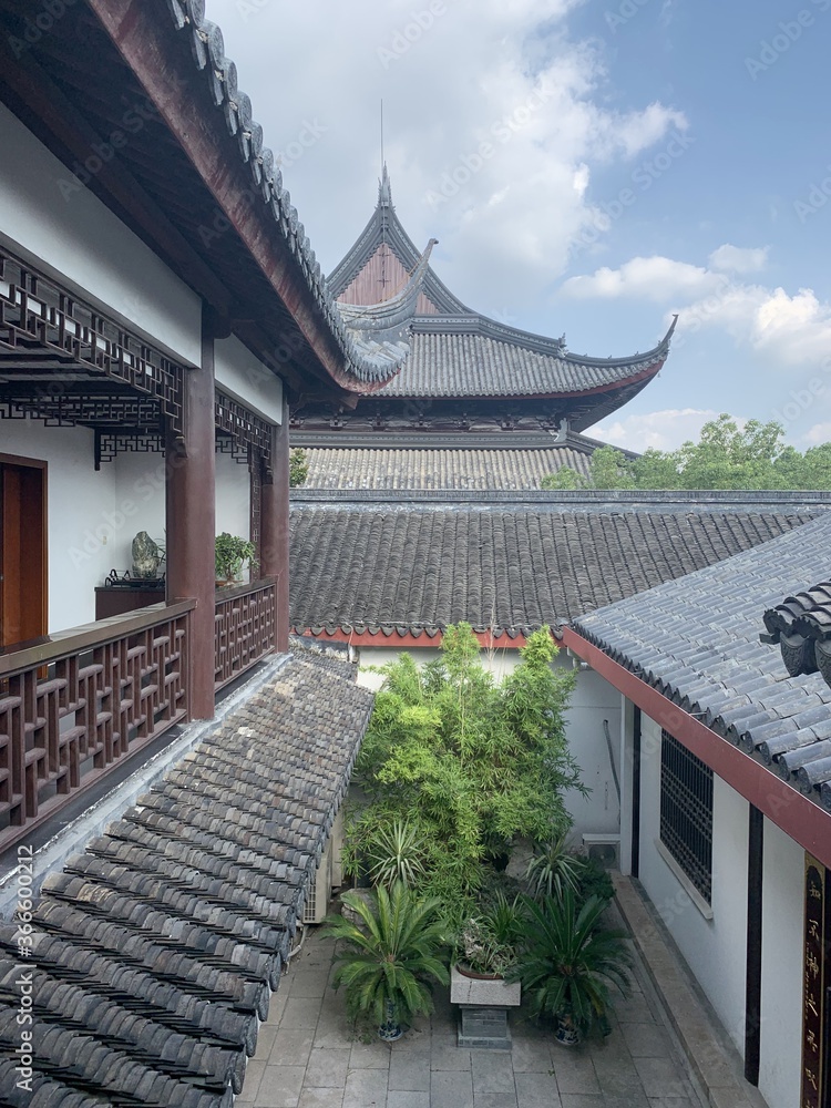 Wall mural Temple à Suzhou, Chine	