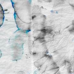 Purple Tye Dye Vintage Background. White Hand