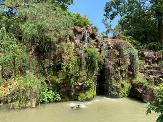 Cascade de la colline du tigre à Suzhou, Chine	