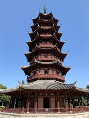 Obraz premium Pagode Ruiguang à Suzhou, Chine 