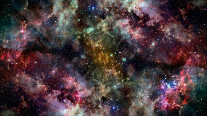 Fototapeta na wymiar Space many light years far away. Elements of this image furnished by NASA