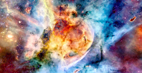 Obraz na płótnie Canvas Supernova explosion. Elements of this image furnished by NASA.