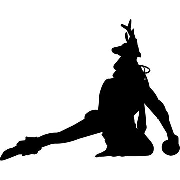 Danza del Venado Silhouette Vector