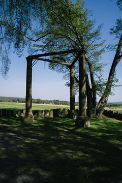 Dreischl&auml;friger Galgen in Oberzent Beerfelden