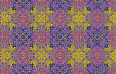 Portuguese Decorative Tiles. Gold Flora Bohemian