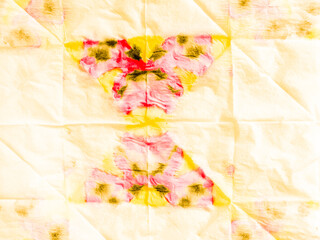 Watercolor Batik Repeat. Organic Vivid Tie Dye
