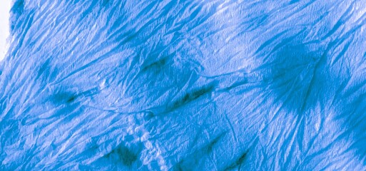 Indigo Dirty Art Tie-dye Pattern. Seamless Water