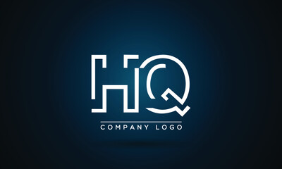 Creative modern unique letter logo HQ