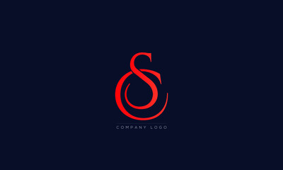 CS or SC Logo Initial letter Design Template Vector