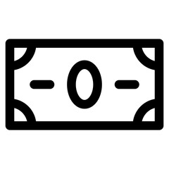 Paper money icon