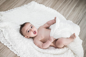 Baby Playing on the floor 