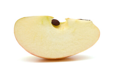 Fresh red apples isolated on white background 