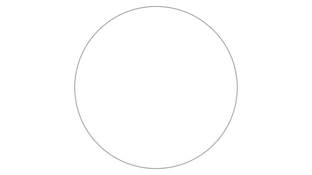 compasses draw a circle on a piece of paper