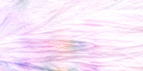 Batik Brush. Dyed Closeup Violet Texture. Rainbow Stain Ombre Design. Background Batik Brush. Peace Artistic Pale Surface. Dyed Oriental.