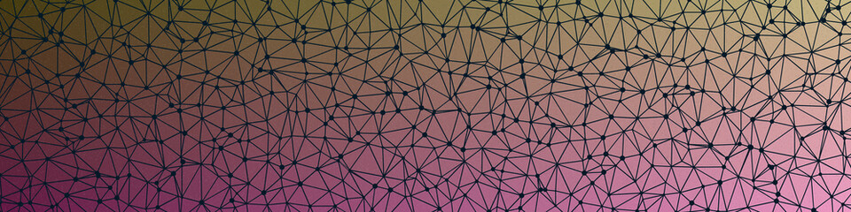 Cyan Blue color Abstract color Low-Polygones Generative Art background illustration