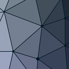 Cobalt Blue color Abstract color Low-Polygones Generative Art background illustration