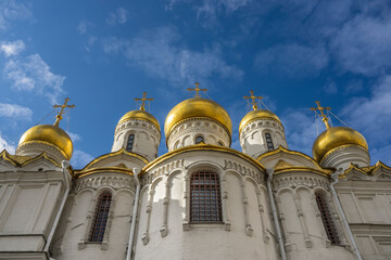 Fototapeta na wymiar historic church in the kremlin of moscow