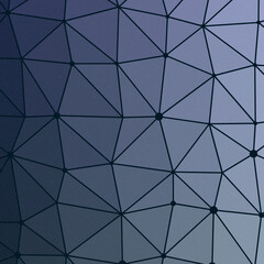 Obraz premium Electric Blue color Abstract color Low-Polygones Generative Art background illustration