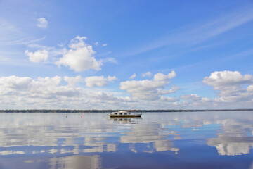 a quiet afternoon on the river