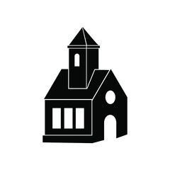 the church icon vector