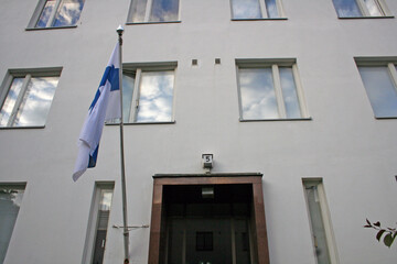 Fototapeta na wymiar Helsinki Streets and Buildings, Finland 