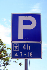 Parking Sign, Helsinki, Finland
