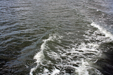 Fototapeta na wymiar Baltic Sea Water Background,. Helsinki, Finald