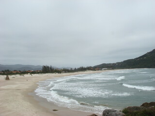storm on the beach