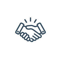 Handshake Icon Vector Logo Template Illustration Design, Vector EPS 10