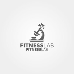 Fitness Lab Vector logo design template Idea