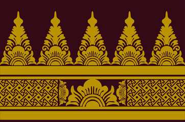 The design of Indonesian motifs is classic, by taking Balinese style as the main element