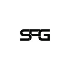 sfg letter original monogram logo design