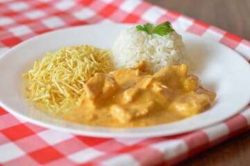 rice with chicken