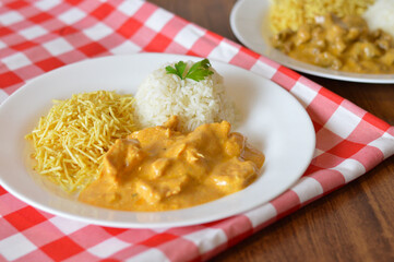 rice with chicken