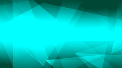 Green gradient Abstract Triangle Background. 3D Triangles. Modern Wallpaper. 